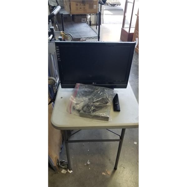 LECIE EXTERNAL HARDDRIVE, LG TV 20" TV, AND UNLTRASONIC RETAINER CLEANER