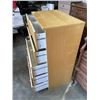 Image 4 : MAPLE FINISH 5 DRAWER HIGHBOY DRESSER