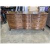 Image 1 : FRENCH PROVINCIAL 9 DRAWER DRESSER