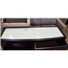 Image 3 : MODERN 6 DRAWER DRESSER WITH GLASS TOP
