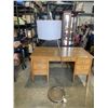 Image 1 : STAINLESS FLOOR LAMP W/ WHITE SHADE