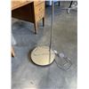 Image 4 : STAINLESS FLOOR LAMP W/ WHITE SHADE