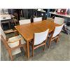 Image 2 : MCM TEAK SPOTTRUP MADE IN DENMARK DINING TABLE WITH 6 CHAIRS