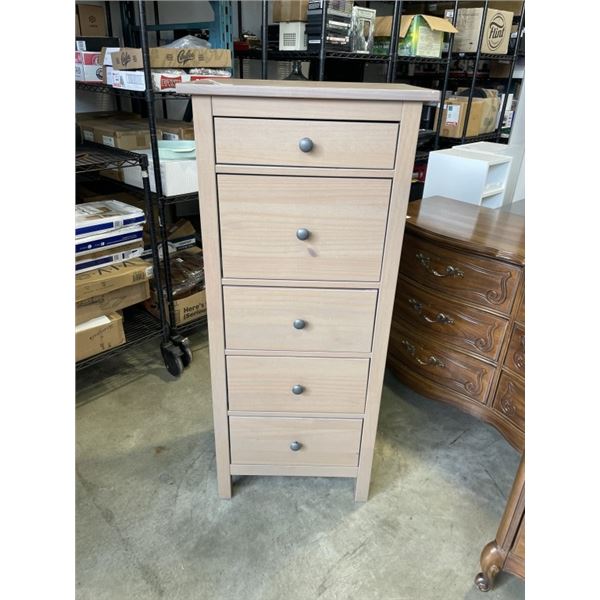 IKEA GREY 5 DRAWER HIGHBOY
