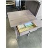 Image 4 : IKEA GREY 3 DRAWER CABINET AND MATCHING NIGHTSTAND