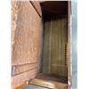 Image 3 : ANTIQUE OAK HALLSTAND WITH ORIGINAL SCULPTED BRASS HARDWARE