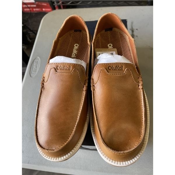 NEW OLUKAI KAKAHA NIA SIZE 8 MENS SHOES. FOX/FOX COLOR