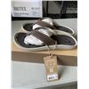 Image 3 : NEW OLUKAI ULELE SIZE 10 MENS SANDLES. DK WOOD/ DK WOOD COLOR