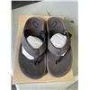 Image 1 : NEW OLUKAI 'OHANA SIZE 12 MENS SANDLES. DK WOOD/ DK WOOD COLOR