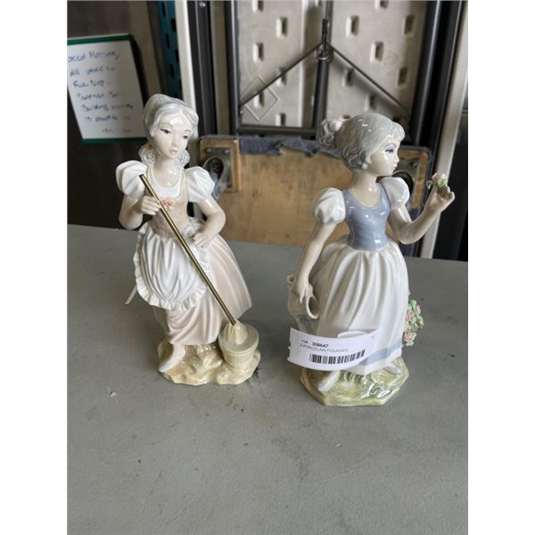 2 PORCELAIN FIGURINES