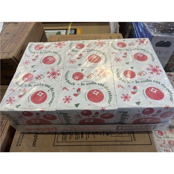 FLAT OF 24 POPPI CRANBERRY FIZZ DRINKS, POSSIBLE FREIGHT DAMAGE