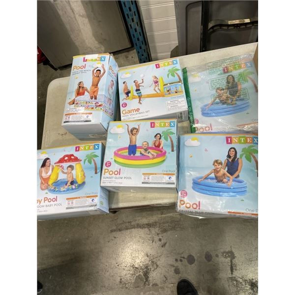 ASSORTED INTEX KIDS POOLS