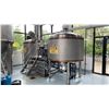 Image 1 : RIPLEY STAINLESS COMMERCIAL 2 VESSEL BREWHOUSE SYSTEM WITH ACCESS STAIRS, PLATFORM & CONTROL PANEL