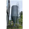 Image 1 : LARGE GALVANIZED COMMERCIAL GRAIN SILO APPROX 25' H X 8'W