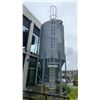 Image 2 : LARGE GALVANIZED COMMERCIAL GRAIN SILO APPROX 25' H X 8'W