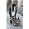 Image 1 : ECHTOP BLACO32D-C SANITARY PUMP CART WITH LEESON SM4 SERIES ADJUSTABLE SPEED AC MOTOR CONTROL