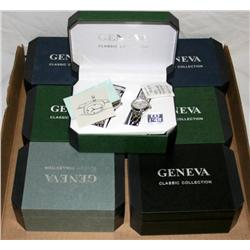 7  Sets of Geneva Watches- TIMES THE MONEY