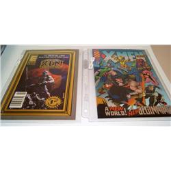 Two Limited edition foil comic books