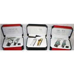 Lot of 5 Geneva Watches