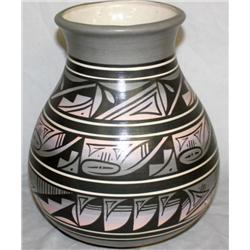 Signed Navajo Vase by Elli Y. 10" Tall