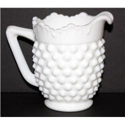 Fenton Hobnail Milk Glass Creamer