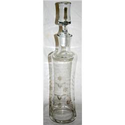Princess House Decanter w/ Glass Stopper