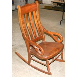 Vintage Wood Rocking Chair