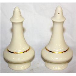 Lenox China Salt & Pepper Shakers