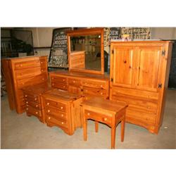 Beautiful Solid Wood Bedroom Set 6 Pc.