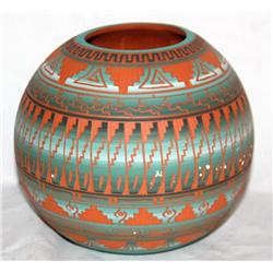 Signed Vase Carol Johnson Navajo