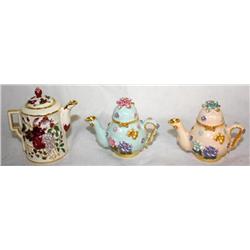 Lot of 3 Trinket Boxes by Dazzlers