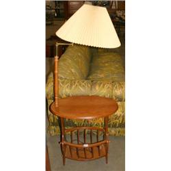 Vintage Table and Light Combo