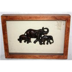 3 D Art of Elephants 9" x 13"