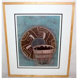 Signed Framed and Numbered Lithograph & COA