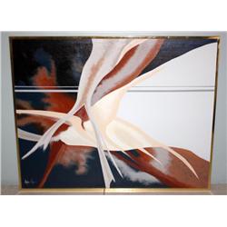 Framed Oil on Canvas