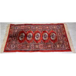 Silk Persian Rug 26" x 47"