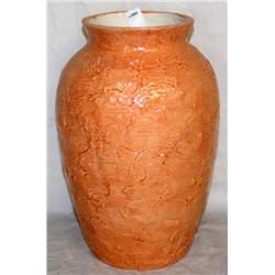 Signed Hand Made Vase 15" Tall