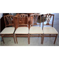 4 Folding Chairs