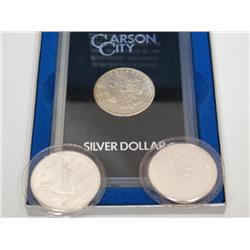 1884 Carson City Silver Dollar & 1Oz Pure Carson