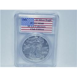 2002 MS68 Silver Eagle