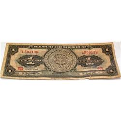 1969 Mexico Bank Note Series BGG