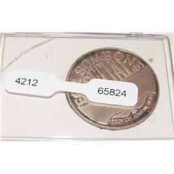 Silver I Love you Round troy ounce fine silver