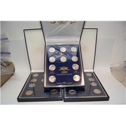 Statehood Quarter Sets With Eagle Display Boxes