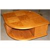 Image 2 : Wood Coffee Table with Cabinet Doors
