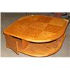 Image 3 : Wood Coffee Table with Cabinet Doors