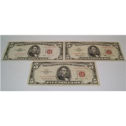 $5 United States Notes Great Shape