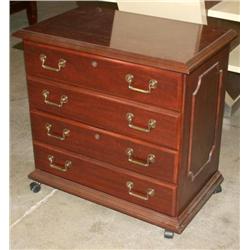 Wood 2 Drawer Filing Cabinet