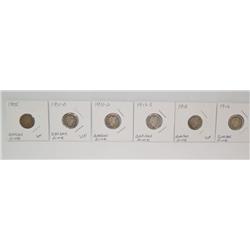 Barber Dimes Excellent Condition