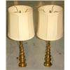 Image 1 : Set of Vintage Brass Lamps