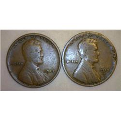 1915 Lincoln Cent & Semi Key date 1915-D Lincoln